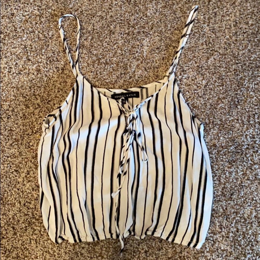 Kendal and Kylie crop tank